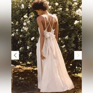 By ANTHROPOLOGIE Sleeveless Bow Back  Dress